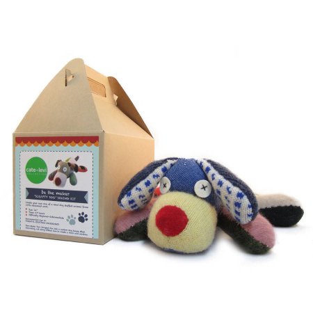 Cate and Levi Scrappy Dog Stuffed Animal Kit