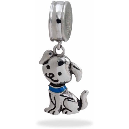 Connections from Hallmark Stainless Steel Dog Dangle Charm