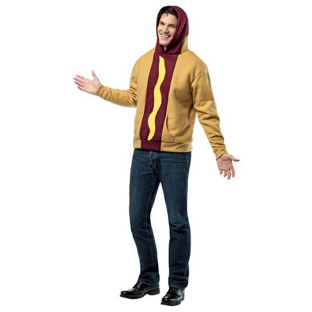 Hot Dog Hoodie Adult Costume