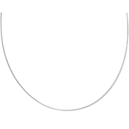 Lesa Michele Tubetto Choker Necklace, 12" in Sterling Silver