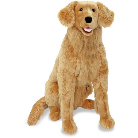 Melissa & Doug Giant Golden Retriever - Lifelike Stuffed Animal Dog (over 2 feet tall)