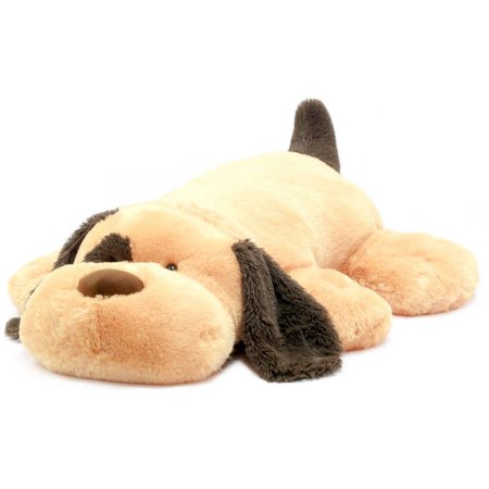 Spark 39" Stuffed Plush Fluffy Floppy Animal, Tan Puppy