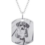 Sterling 925 Silver Dog Tag Front