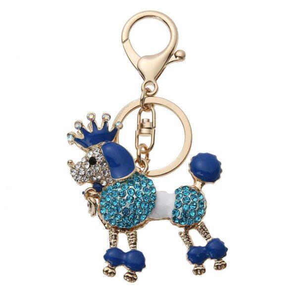Novelty Dog Key-chain Keyring Souvenir Fashion Animal Metal Key Chain Ring Gift Jewelry Purse Charms Bag Pendant