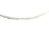 DIAMOND ROUND BR shape prong set diamond choker necklace