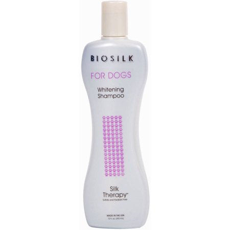 BioSilk Lustre Coat Dog Whitening Shampoo, 12 oz