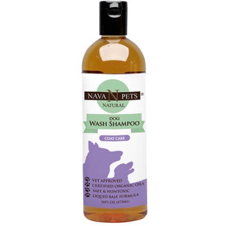 Nava Pets Dog Organic Wash Lavender Aloe Shampoo, 16 oz