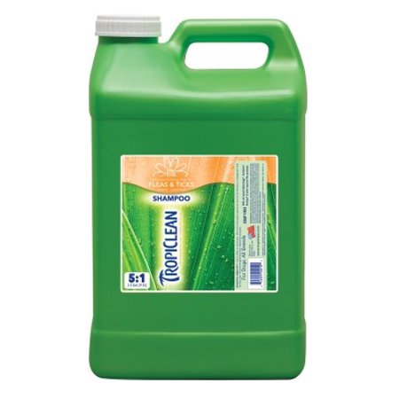 TropiClean Flea and Tick Neem and Citrus Dog Shampoo, 2.5 gal