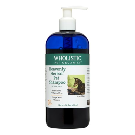 Wholistic Pet Organics Heavenly Herbal Dog Shampoo, 16 Fl Oz