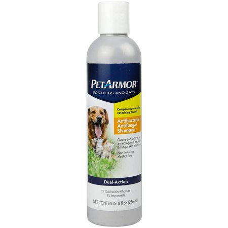 petarmor SG02813 8 oz Antimicrobial Dog Shampoo