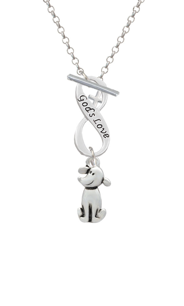 2-D Dog God's Love Infinity Toggle Necklace