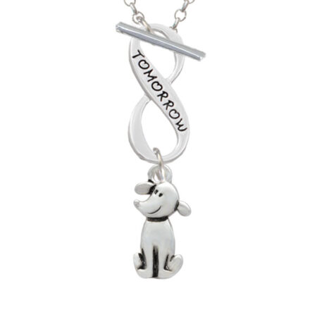 2-D Dog Today Tomorrow Infinity Toggle Necklace