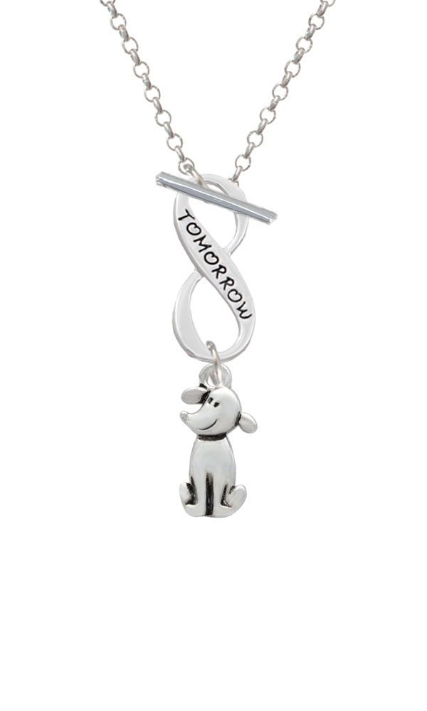 2-D Dog Today Tomorrow Infinity Toggle Necklace