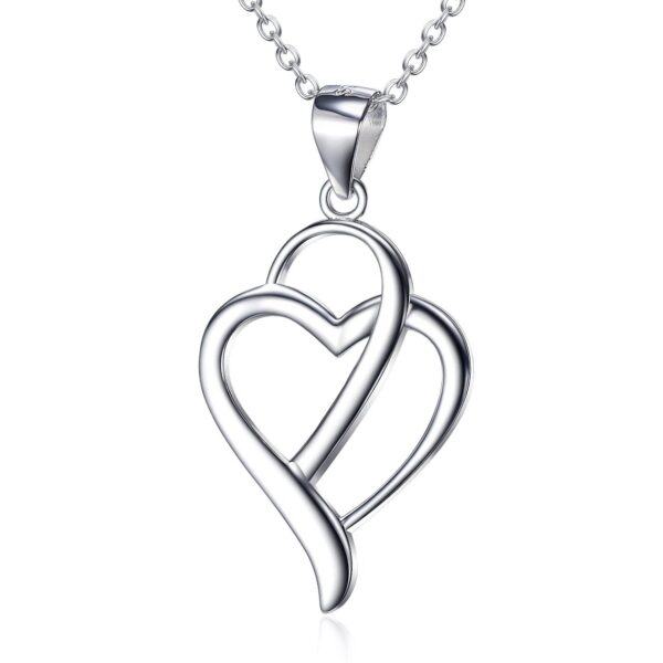 925 sterling silver jewelry heart-shaped pendant dog-shaped necklace Amazon Europe and America fashion jewelry