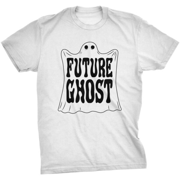 Mens Future Ghost Funny Halloween Costume Tee Spooky Novelty T shirt