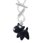 Poodle Dog Pendant Necklace